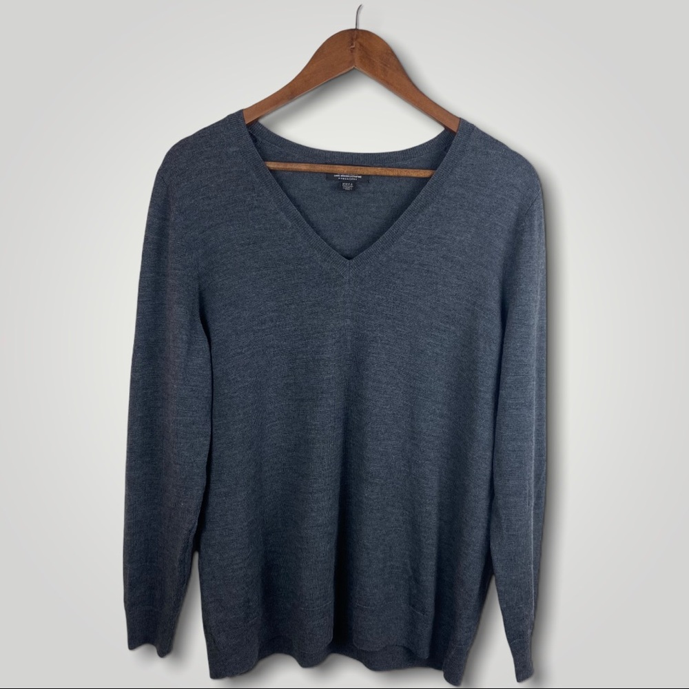 Lord & Taylor Extra Fine Merino Wool Long Sleeve
